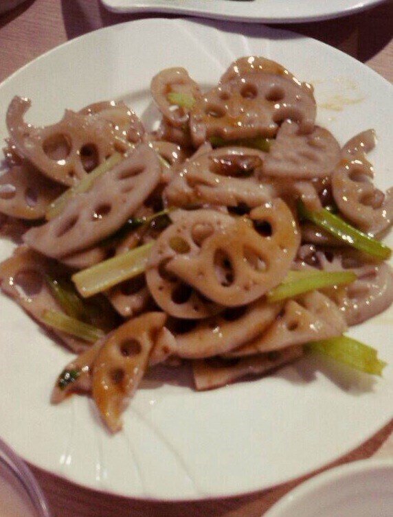 醋炒藕片