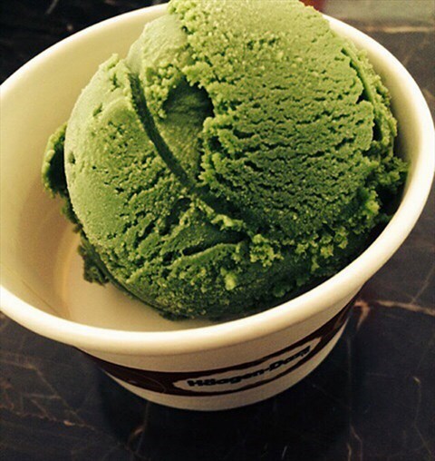 抹茶冰淇淋 - 五道口的哈根达斯)