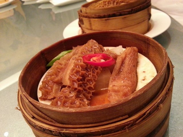蒸金钱肚
