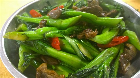 菜心炒鹅杂 - 东涌的坚哥家常菜