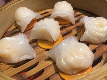 水晶虾饺
