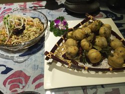 酸菜炒汤圆