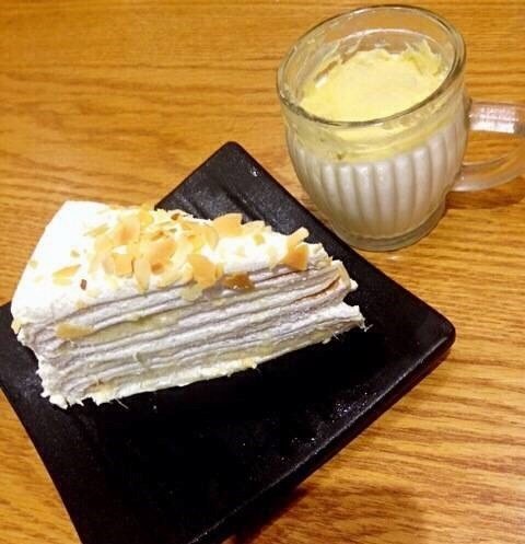榴莲千层蛋糕