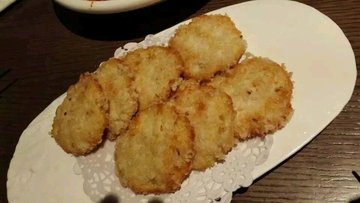 鲜虾饼