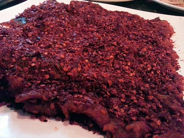 hi辣与肉片