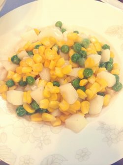 玉米鸡粒