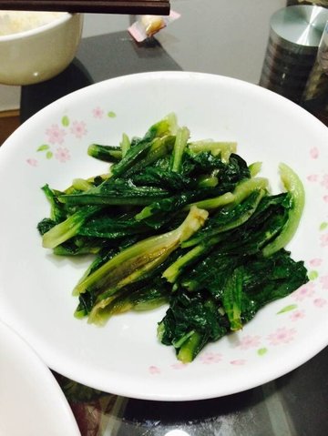 清炒油麦菜