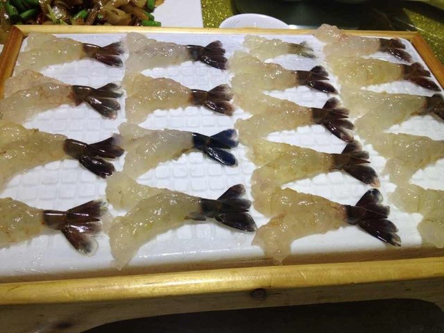 大虾刺身