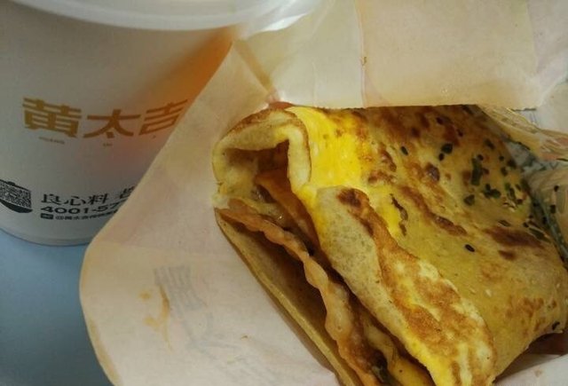标准双蛋煎饼