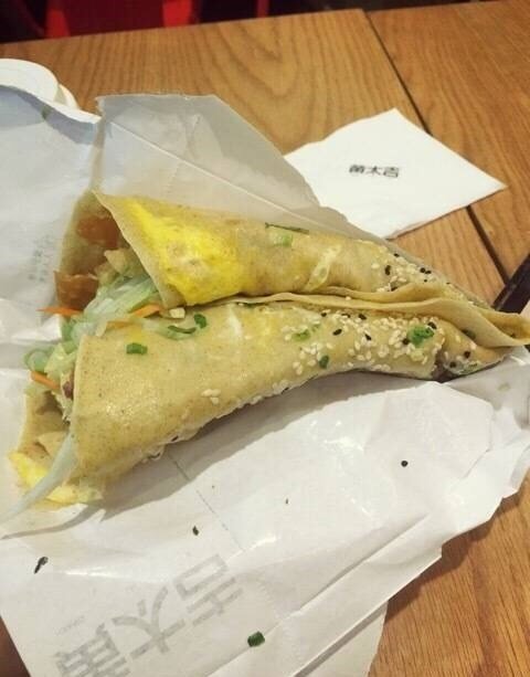 标准双蛋煎饼