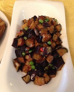 青豆茄丁