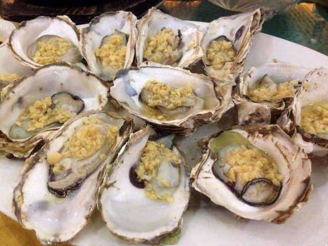 烤生蚝