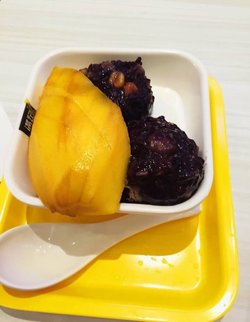 芒果白雪黑糯米甜甜