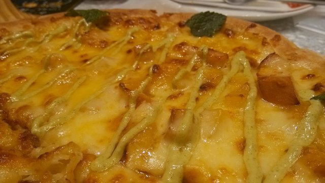 香芒鸡肉pizza