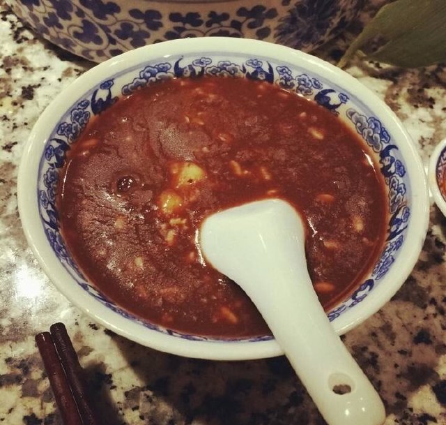 酒酿赤豆元宵
