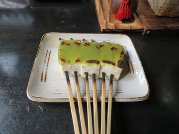 抹茶豆腐