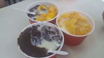 芒果红豆冰