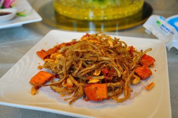 干煸茶树菇
