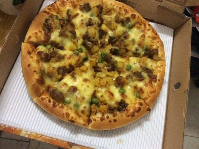 咖喱牛肉比萨