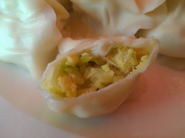 角瓜鸡蛋馅饺子
