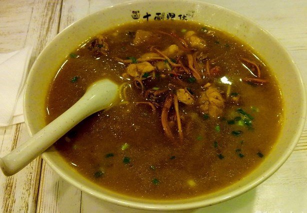 虫草花炖鸡面
