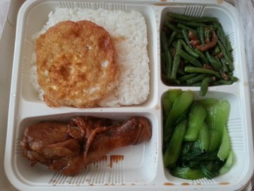 鸡腿饭