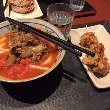 番茄牛肉乌冬