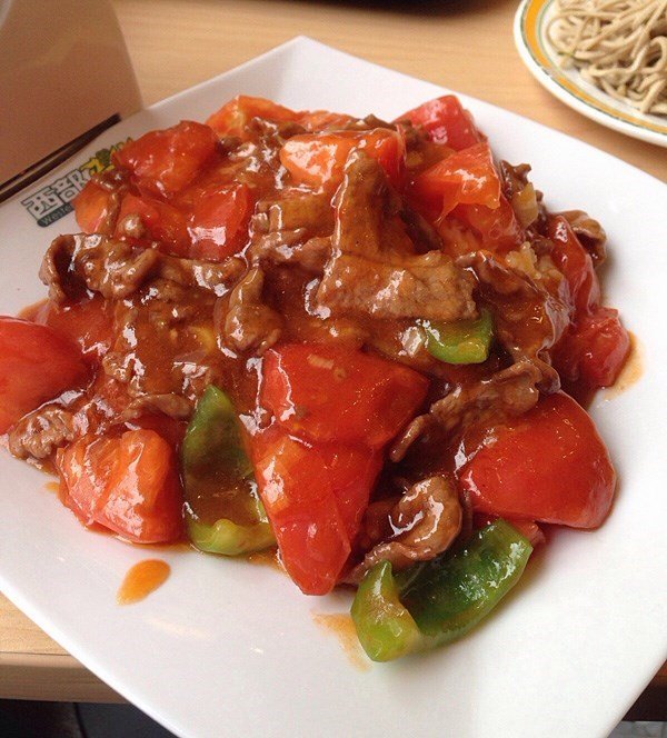 鲜茄牛柳饭