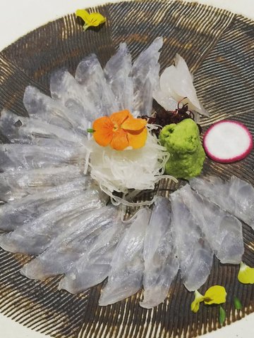 鲡鱼刺身
