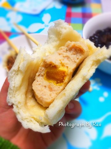 蛋黄鸡肉包