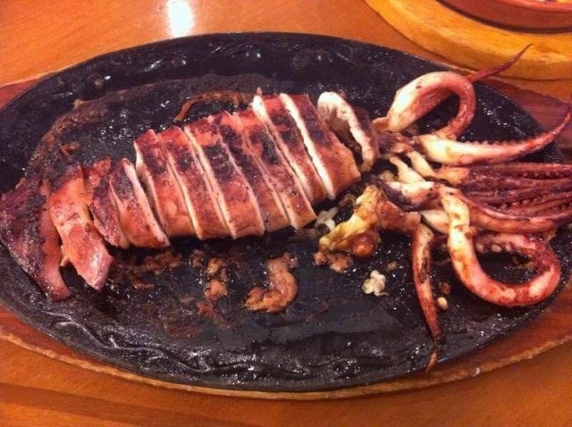 烤鱿鱼