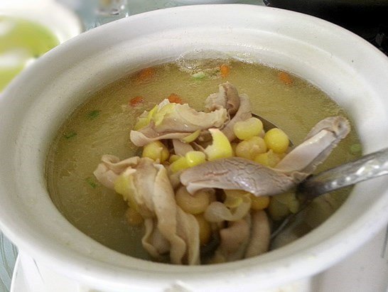 豌豆猪肚煲