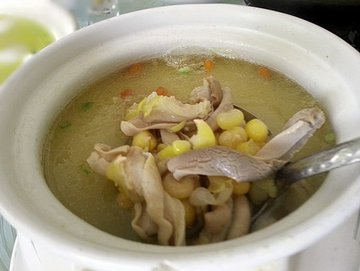 豌豆猪肚煲