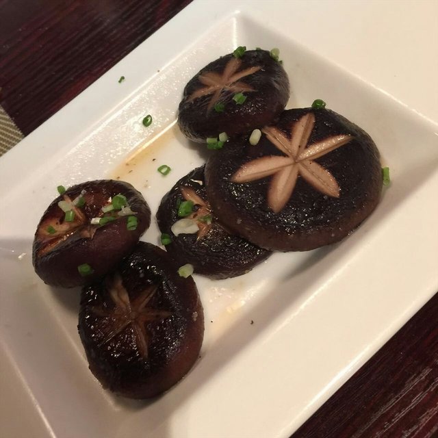 铁板扒香菇