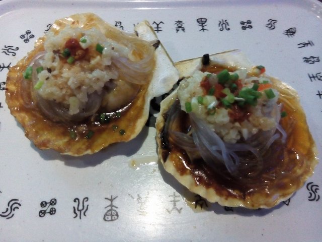 烤扇贝
