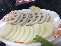 藕片土豆双拼