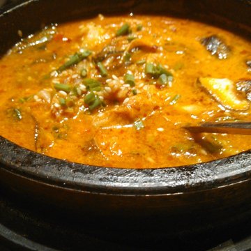 石锅泡菜豆腐