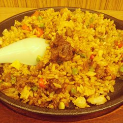 铁板牛肉炒饭