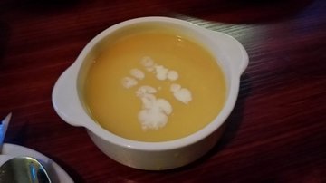 南瓜海虾浓汤