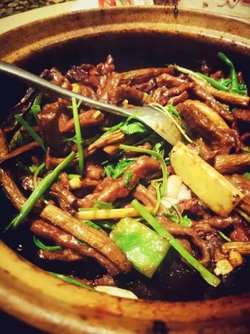 茶树菇牛柳