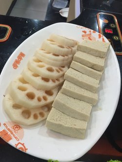 莲藕冻豆腐双拼