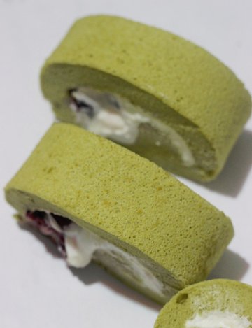 抹茶奶油蛋糕卷