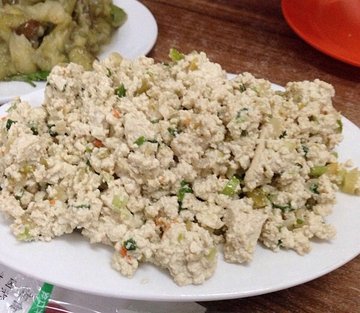 葱拌豆腐