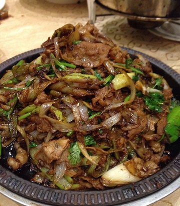 老北京炒烤羊肉