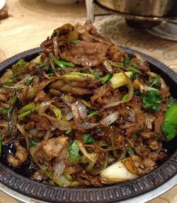 老北京炒烤羊肉