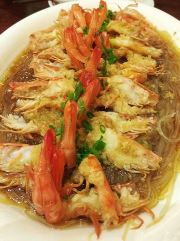 蒜蓉粉丝开边虾