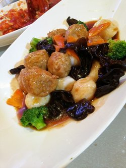 传统烩双丸