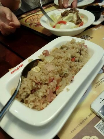 野菌培根饭