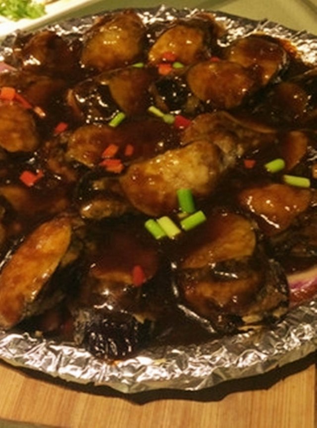 铁板茄子
