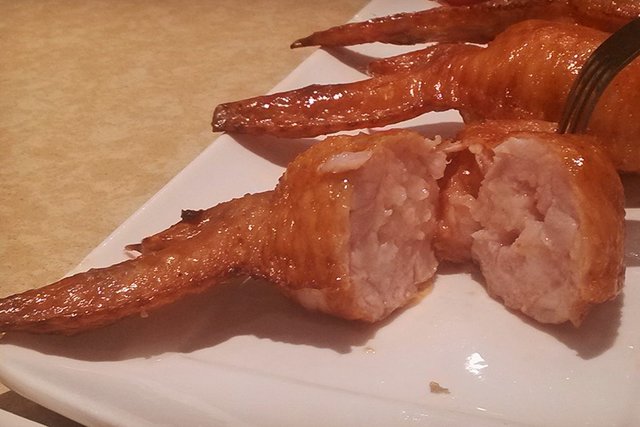 鲜虾饺酿脆皮鸡亦